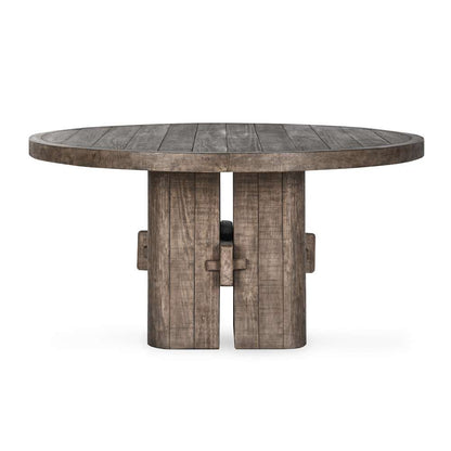 Classic Home - Rosemount Reclaimed Pine 60in Round Dining Table Aged Brown - 51031610 veiw 2
