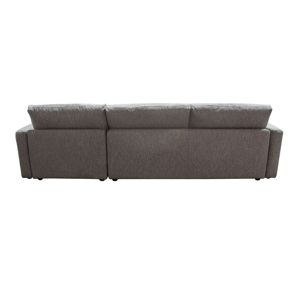 Diamond Sofa - Arcadia 2PC Reversible Chaise Sectional w/ Feather Down Seating in Grey Fabric - ARCADIAGR2PC veiw 10