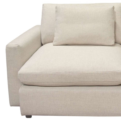 Diamond Sofa - Arcadia 3PC Corner Sectional w/ Feather Down Seating in Cream Fabric - ARCADIACM3PC veiw 10
