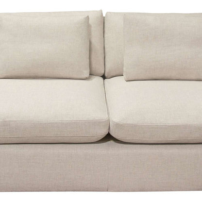 Diamond Sofa - Arcadia 3PC Corner Sectional w/ Feather Down Seating in Cream Fabric - ARCADIACM3PC veiw 12