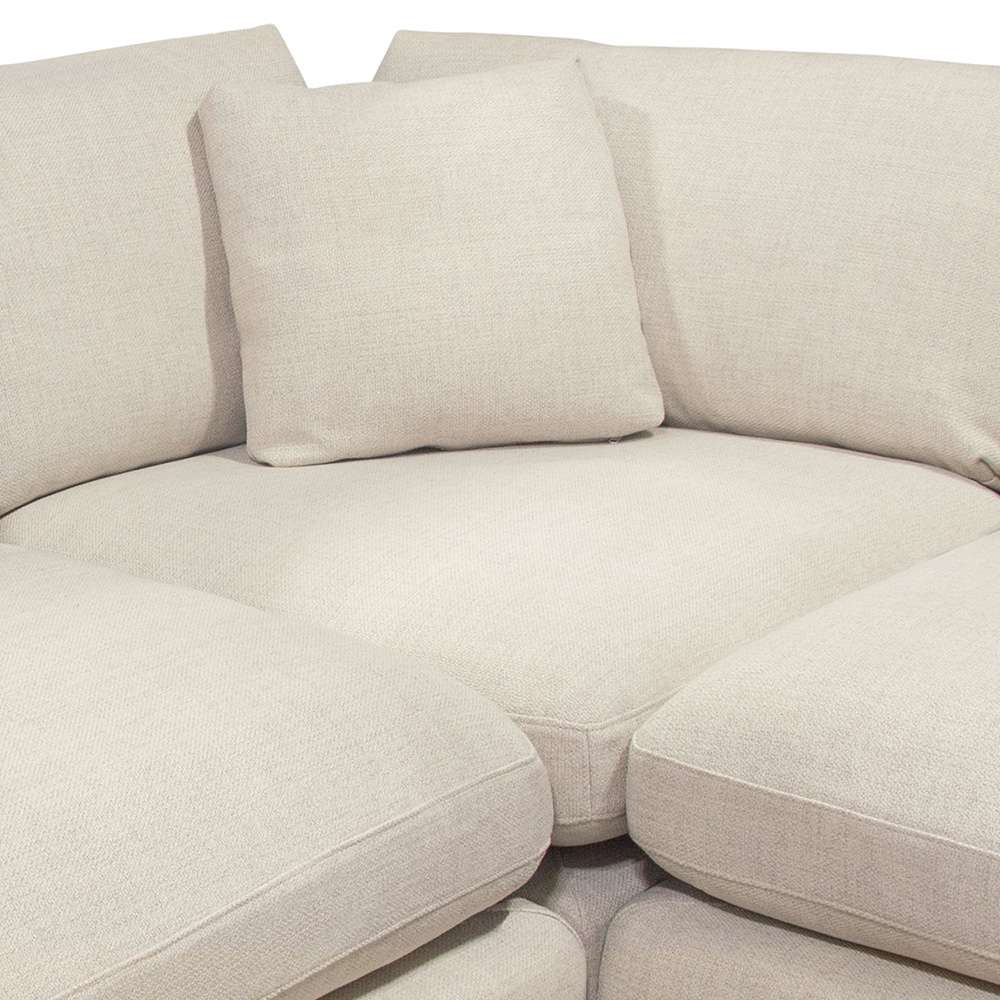 Diamond Sofa - Arcadia 3PC Corner Sectional w/ Feather Down Seating in Cream Fabric - ARCADIACM3PC veiw 13