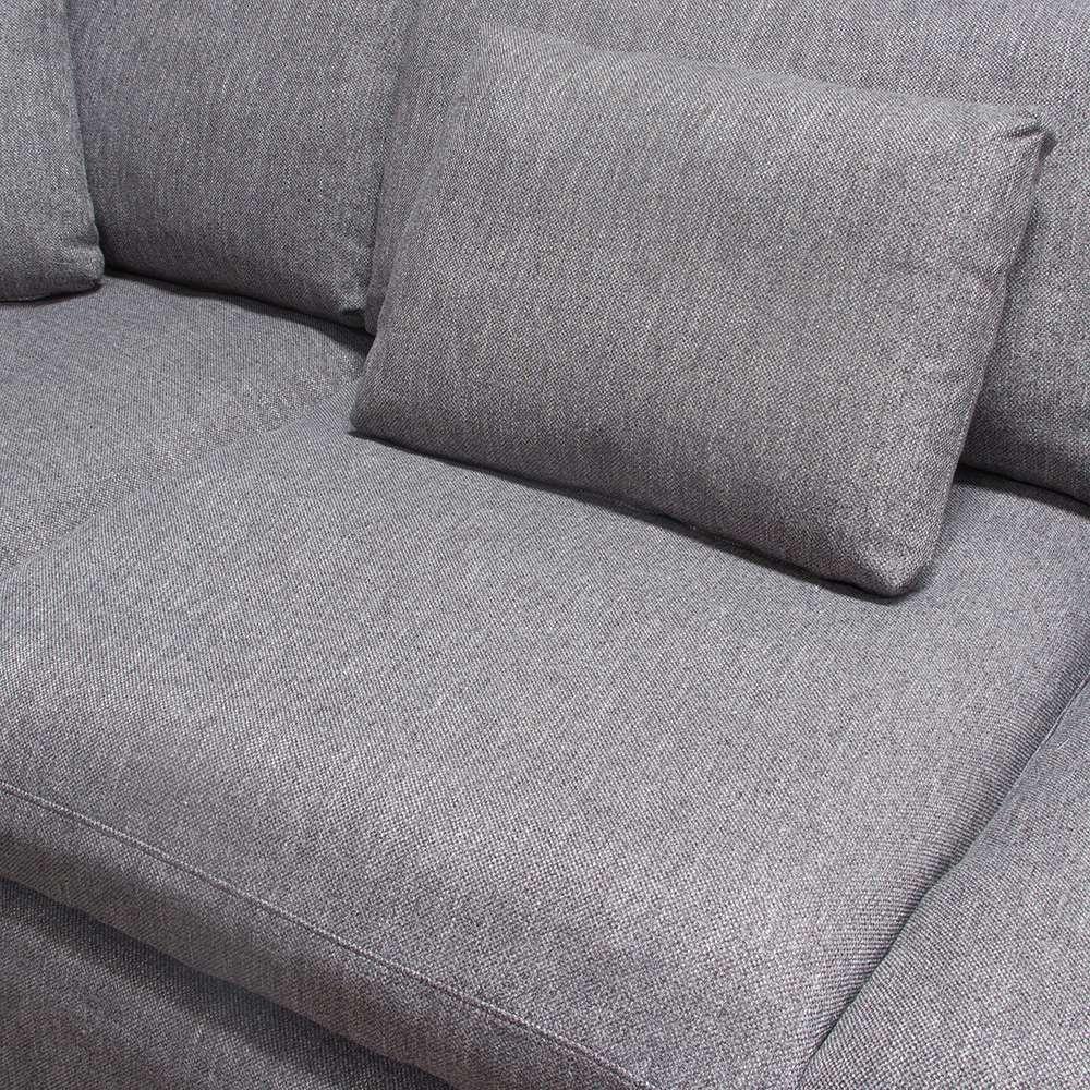 Diamond Sofa - Arcadia 3PC Corner Sectional w/ Feather Down Seating in Grey Fabric - ARCADIAGR3PC veiw 7