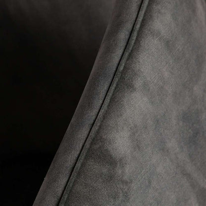 Diamond Sofa - Avery Dining Chairs in Textured Grey Velvet w/ Black Metal Leg (Set of 2) - AVERYDCGR2PK veiw 9