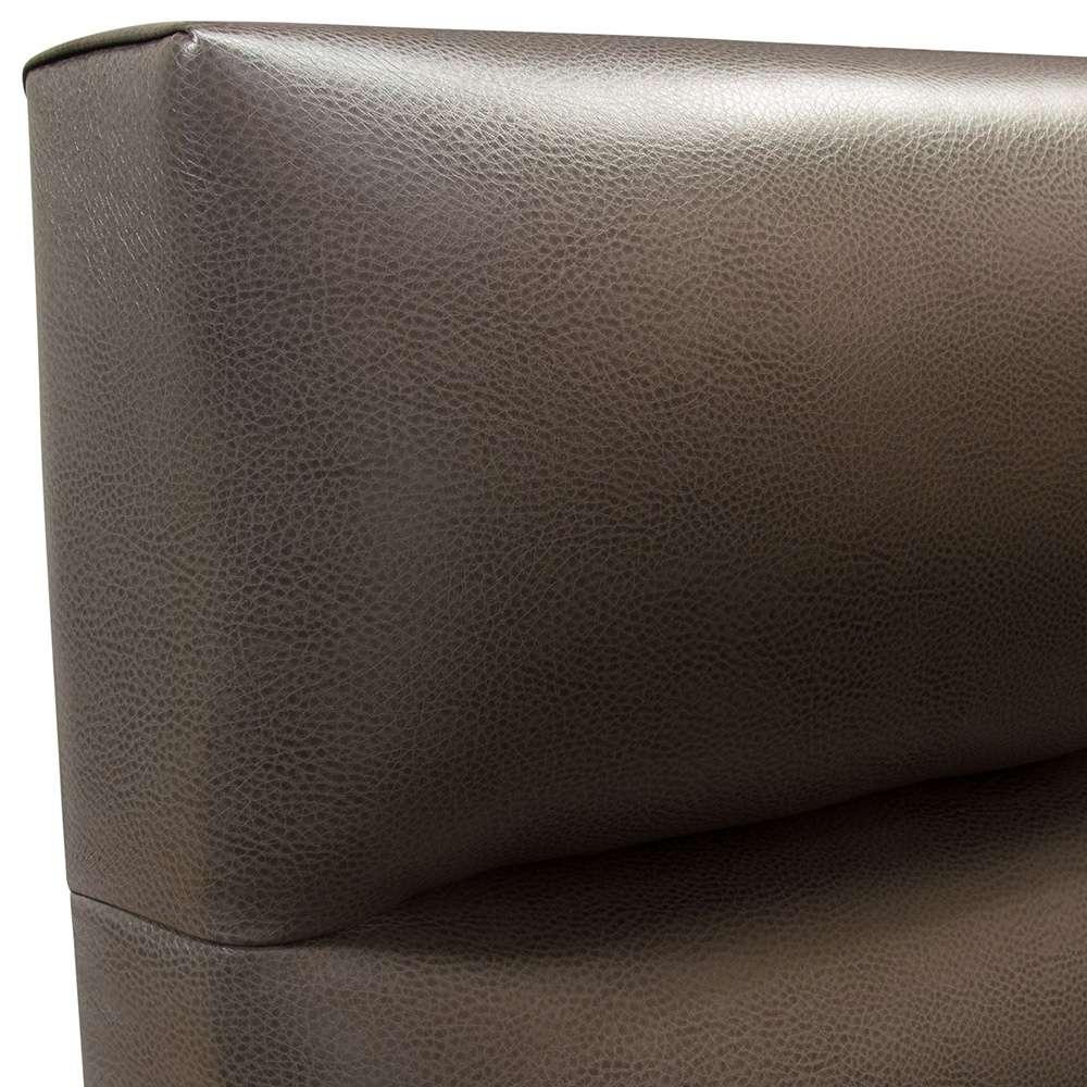 Diamond Sofa - Bardot Channel Tufted Queen Bed in Elephant Grey Leatherette - BARDOTQUBEDEG veiw 8