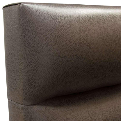 Diamond Sofa - Bardot Channel Tufted Queen Bed in Elephant Grey Leatherette - BARDOTQUBEDEG veiw 8