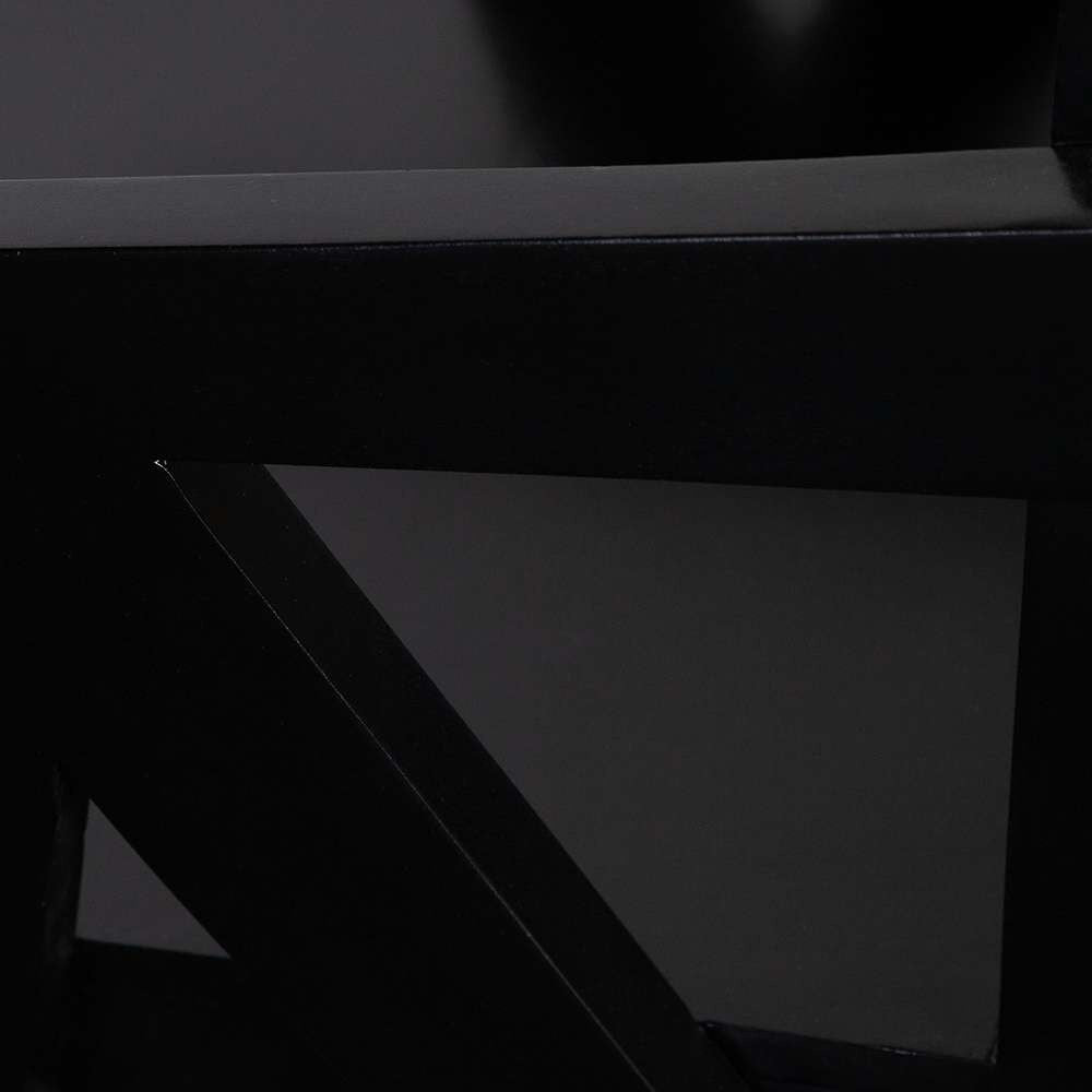 Diamond Sofa - Carter Dining/Accent Chair in Solid Wood Frame in Black Finish w/ Natural Cane Seat Back - CARTERCHBL veiw 9