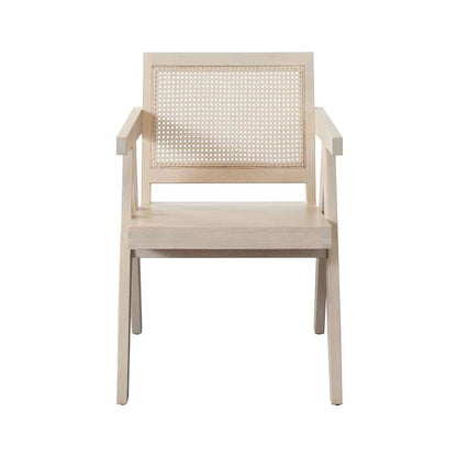 Diamond Sofa - Carter Dining/Accent Chair in Solid Wood Frame in Natural Finish w/ Natural Cane Seat Back - CARTERCHNA veiw 1