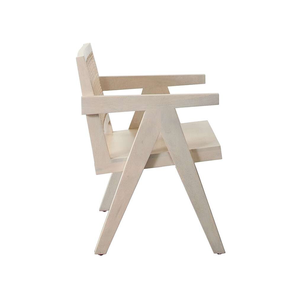 Diamond Sofa - Carter Dining/Accent Chair in Solid Wood Frame in Natural Finish w/ Natural Cane Seat Back - CARTERCHNA veiw 4