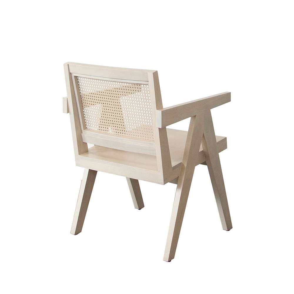Diamond Sofa - Carter Dining/Accent Chair in Solid Wood Frame in Natural Finish w/ Natural Cane Seat Back - CARTERCHNA veiw 5