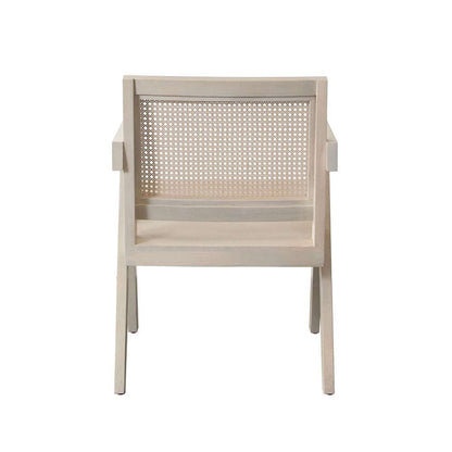 Diamond Sofa - Carter Dining/Accent Chair in Solid Wood Frame in Natural Finish w/ Natural Cane Seat Back - CARTERCHNA veiw 6