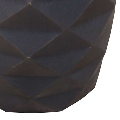Diamond Sofa - Fig Solid Mango Wood Accent Table in Grey Finish w/ Geometric Motif - FIGETGR veiw 9