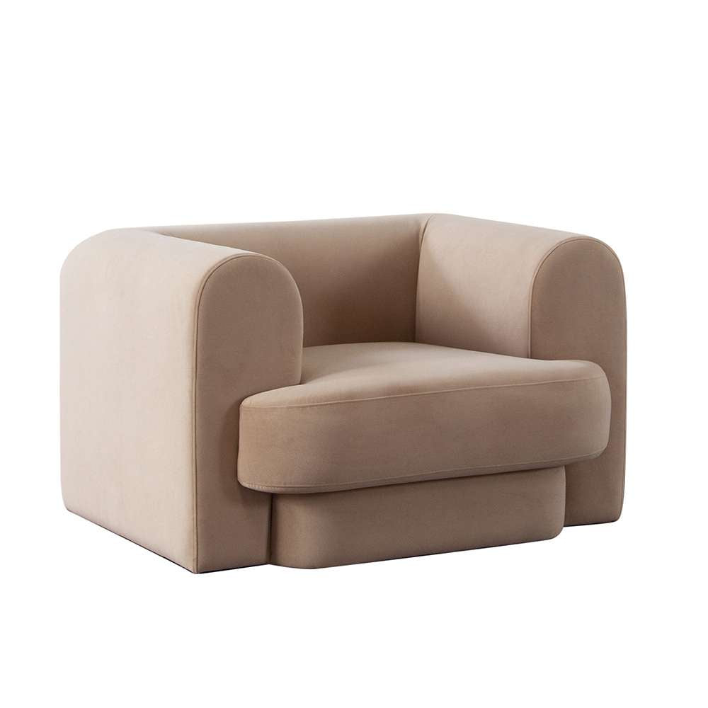 Diamond Sofa - Form Chair in Camel Performance Velvet - FORMCHCA veiw 2