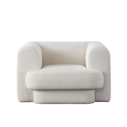 Diamond Sofa - Form Chair in Ivory Boucle Fabric - FORMCHIV veiw 1