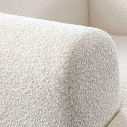 Diamond Sofa - Form Chair in Ivory Boucle Fabric - FORMCHIV veiw 3