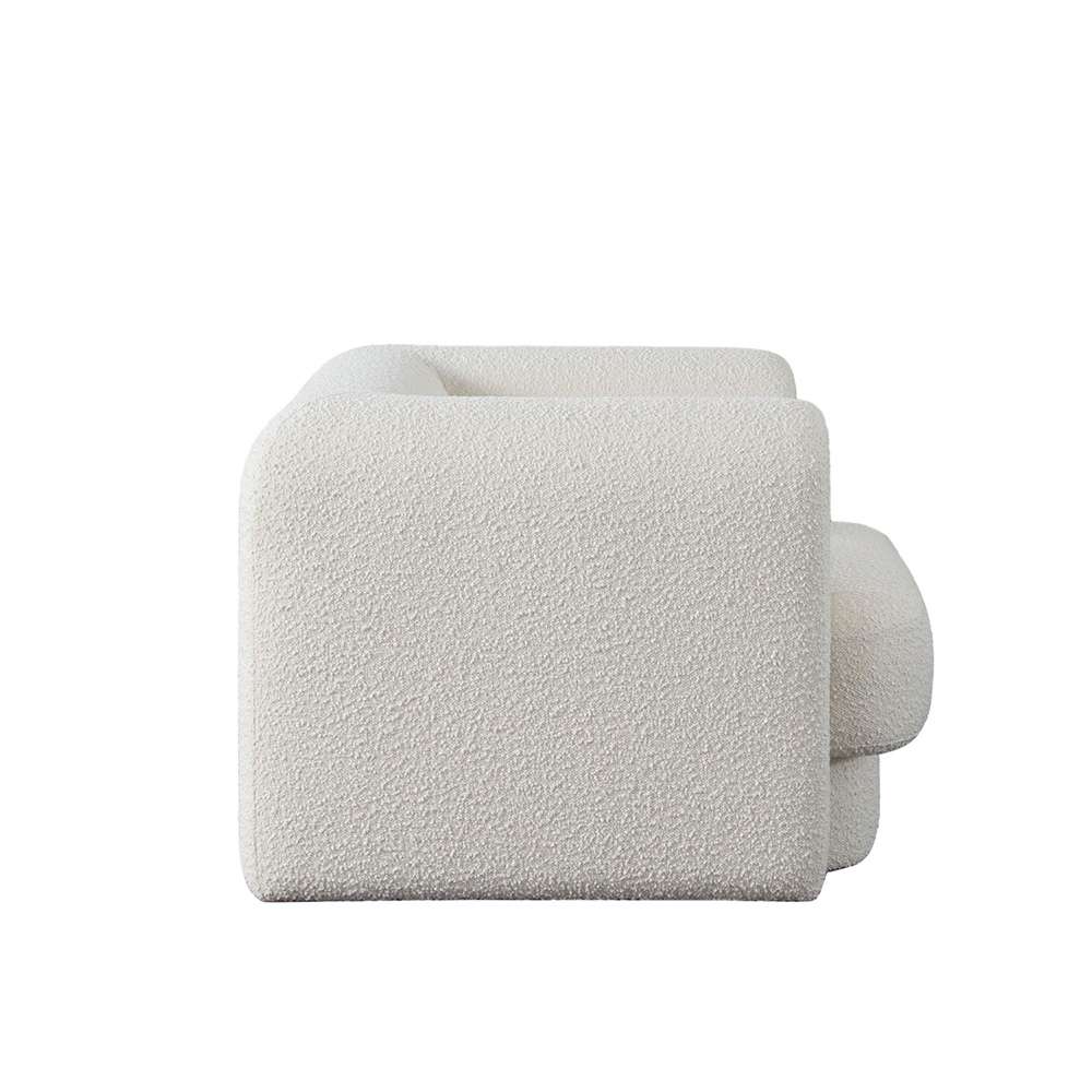 Diamond Sofa - Form Chair in Ivory Boucle Fabric - FORMCHIV veiw 8