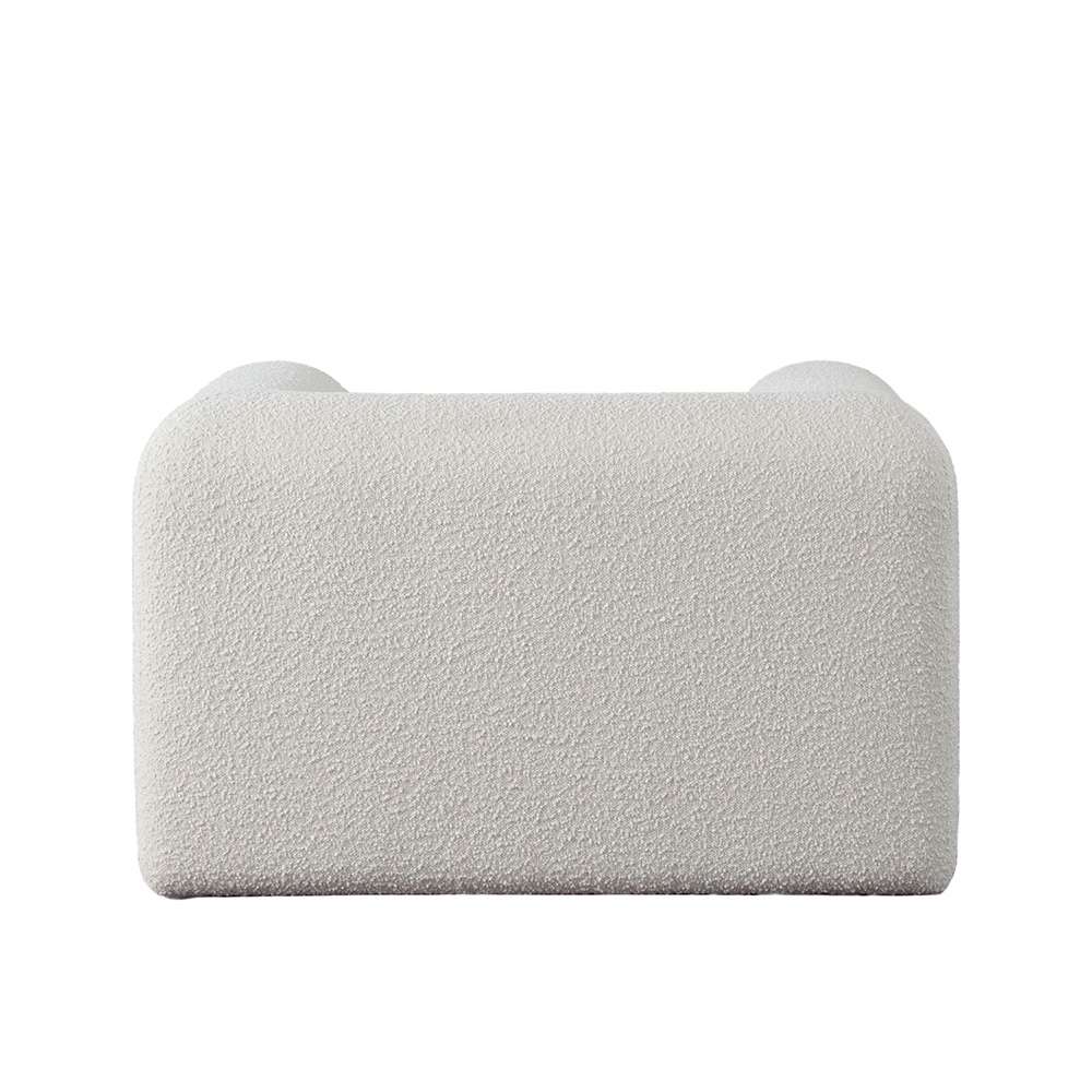 Diamond Sofa - Form Chair in Ivory Boucle Fabric - FORMCHIV veiw 11