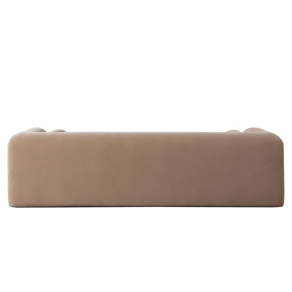 Diamond Sofa - Form Sofa in Camel Performance Velvet w/ (2) Accent Pillow Balls - FORMSOCA veiw 12