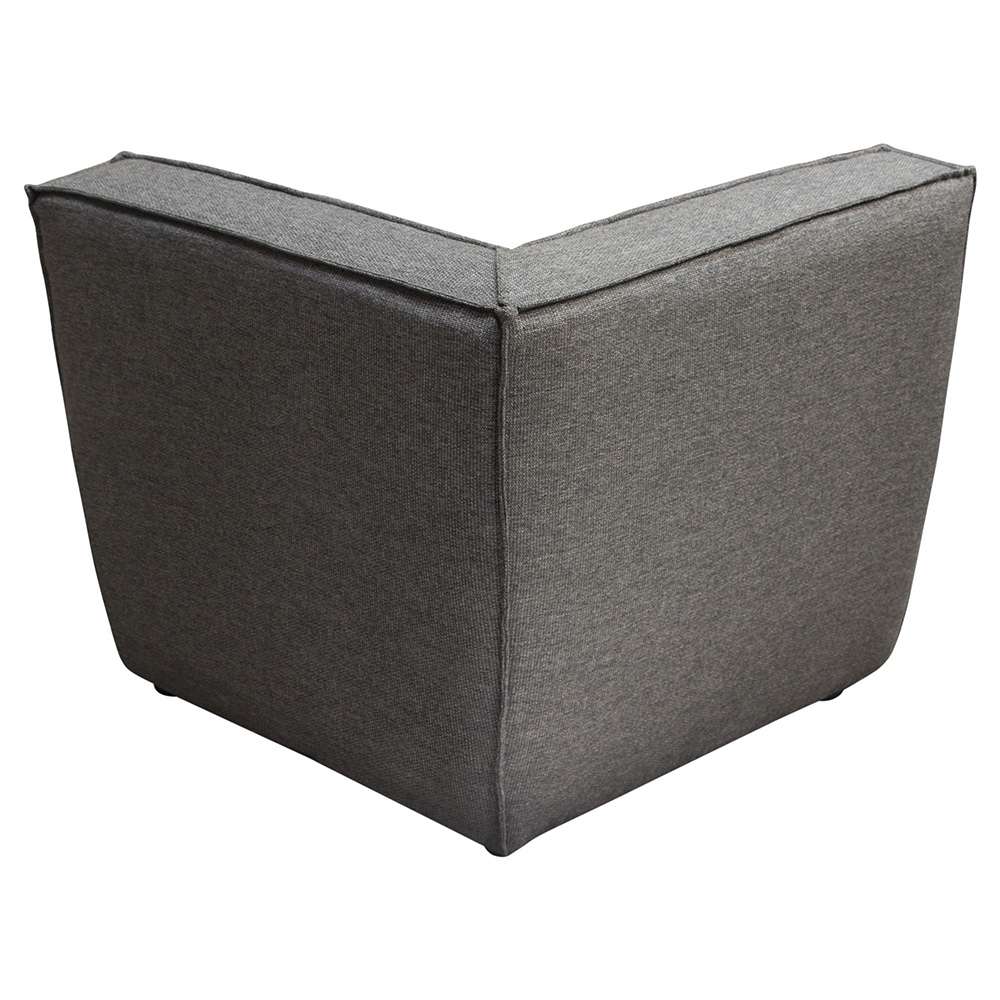 Diamond Sofa - Marshall 3PC Corner Modular Sectional w/ Scooped Seat in Grey Fabric - MARSHALL3PCGR veiw 9