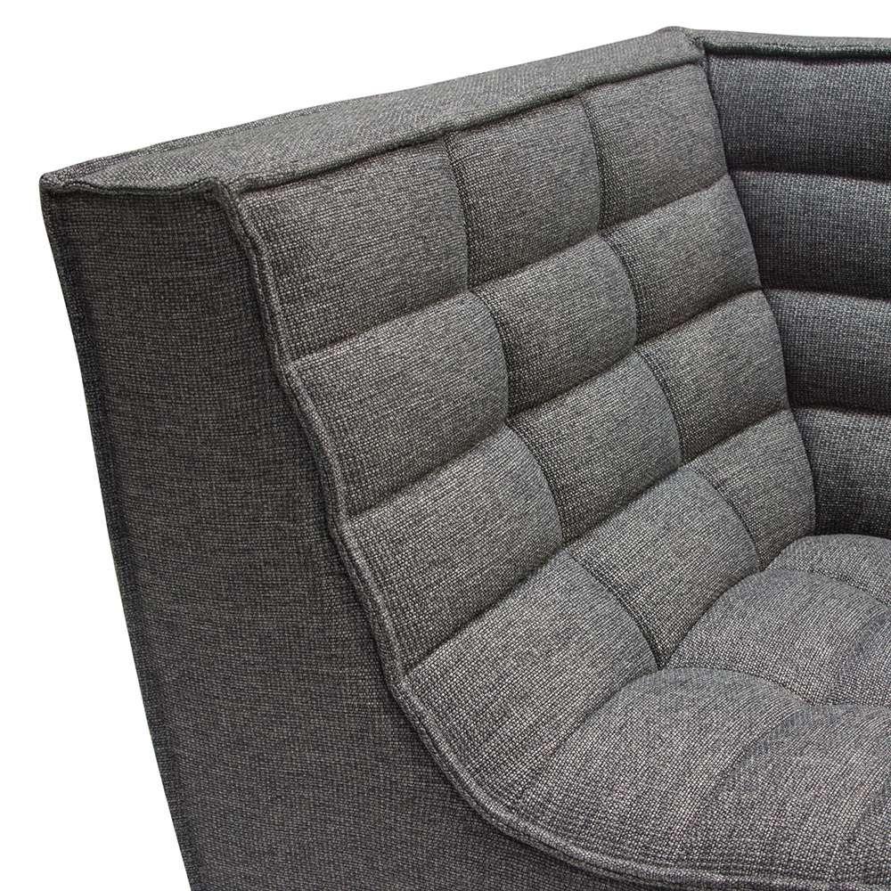 Diamond Sofa - Marshall 3PC Corner Modular Sectional w/ Scooped Seat in Grey Fabric - MARSHALL3PCGR veiw 10