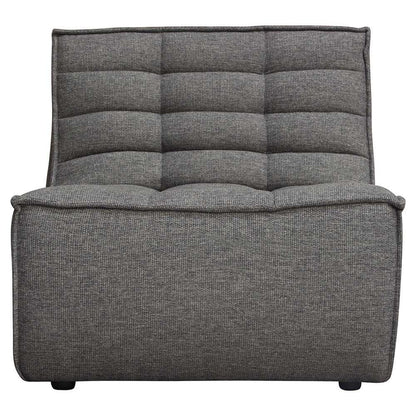 Diamond Sofa - Marshall 5PC Corner Modular Sectional w/ Scooped Seat in Grey Fabric - MARSHALL5PCGR veiw 5