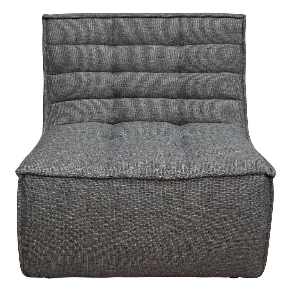 Diamond Sofa - Marshall 5PC Corner Modular Sectional w/ Scooped Seat in Grey Fabric - MARSHALL5PCGR veiw 6