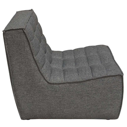 Diamond Sofa - Marshall 5PC Corner Modular Sectional w/ Scooped Seat in Grey Fabric - MARSHALL5PCGR veiw 8