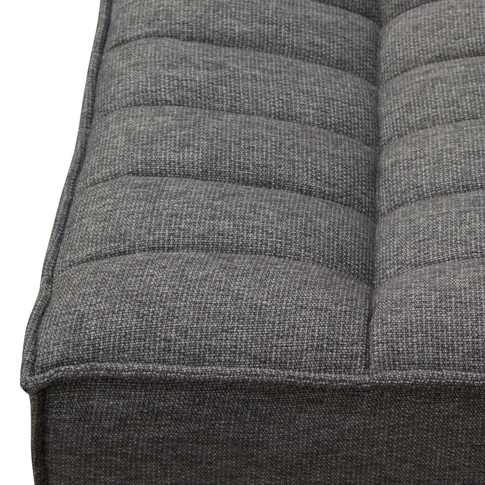 Diamond Sofa - Marshall Scooped Seat Ottoman in Grey Fabric - MARSHALLOTGR veiw 6