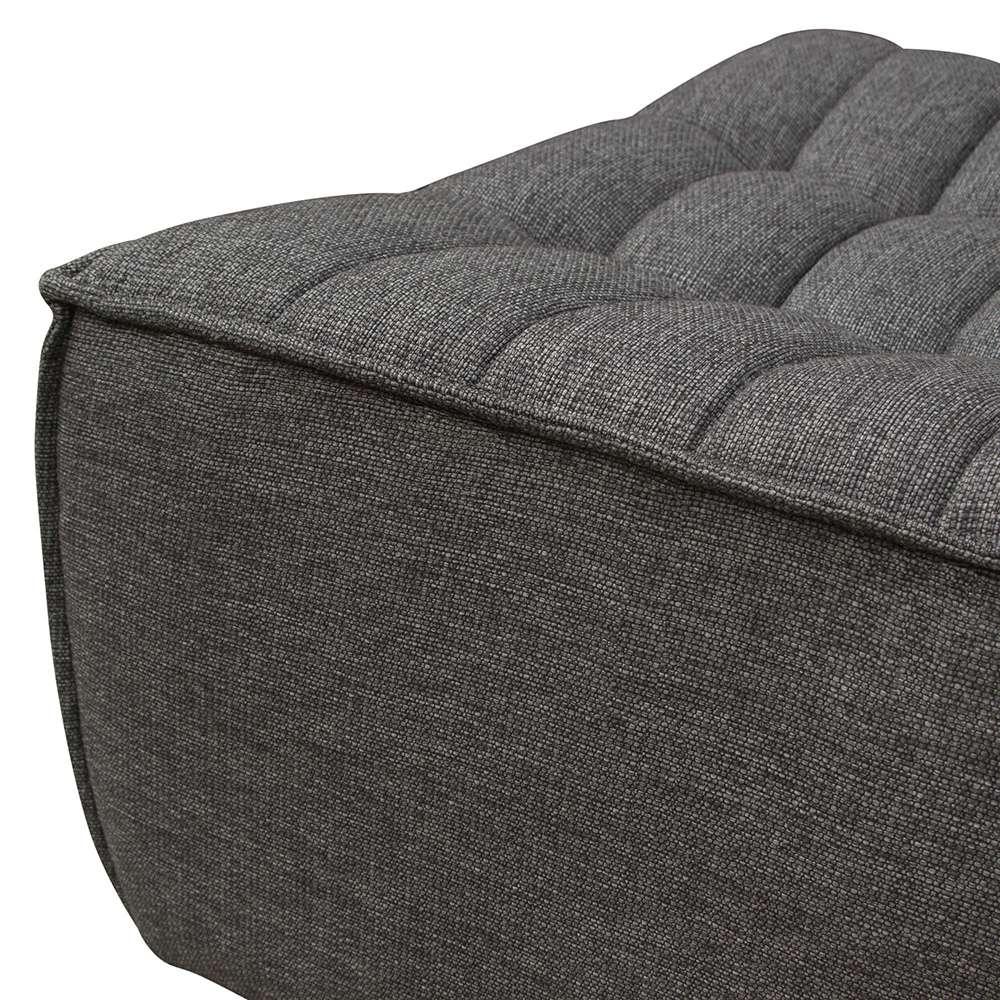 Diamond Sofa - Marshall Scooped Seat Ottoman in Grey Fabric - MARSHALLOTGR veiw 7