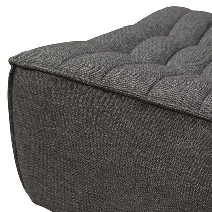 Diamond Sofa - Marshall Scooped Seat Ottoman in Grey Fabric - MARSHALLOTGR veiw 7