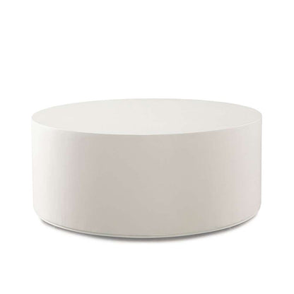 Diamond Sofa - Montage Round Cocktail Table in Ivory Faux Cement Finish - MONTAGERCTIV veiw 1
