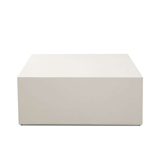 Diamond Sofa - Montage Square Cocktail Table in Ivory Faux Cement Finish - MONTAGESCTIV veiw 1