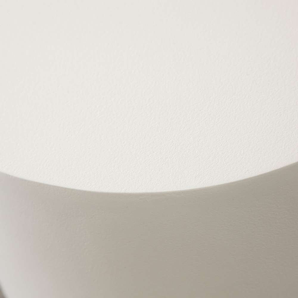 Diamond Sofa - Montage Round End Table in Ivory Faux Cement Finish - MONTAGERETIV veiw 3