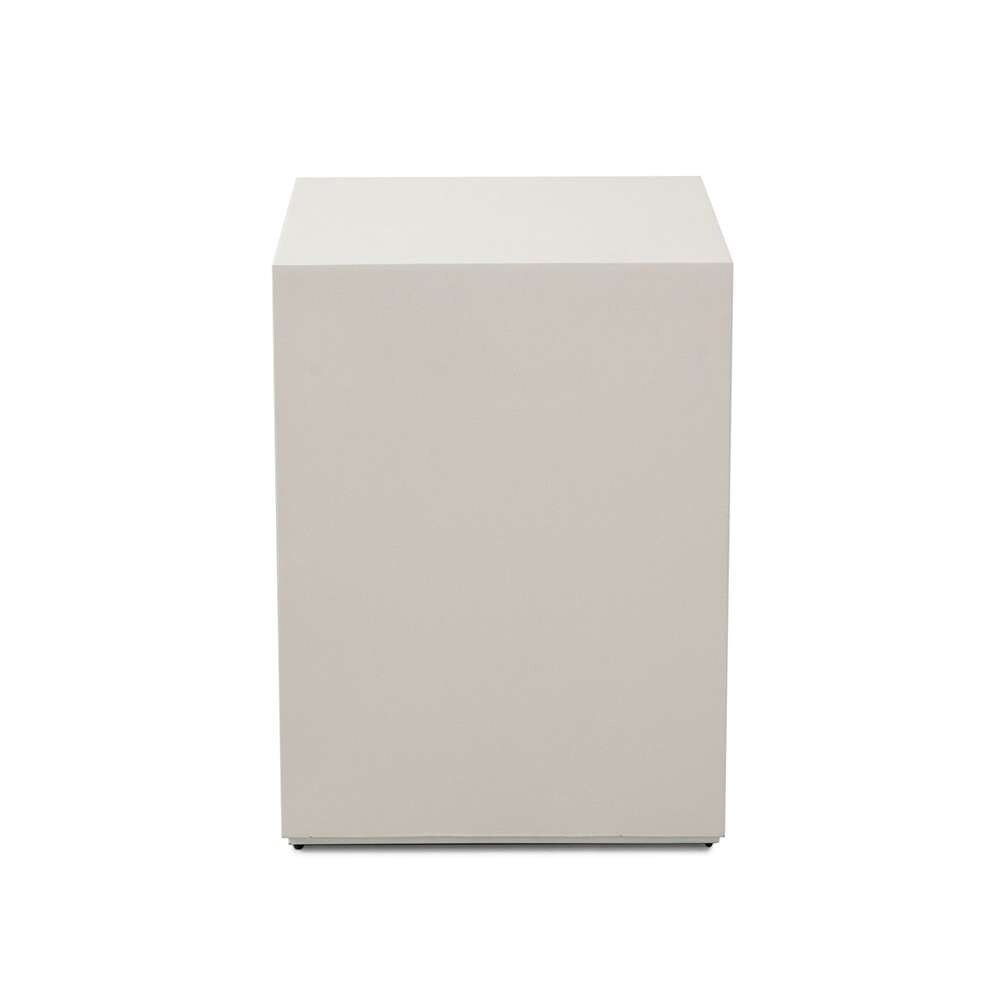 Diamond Sofa - Montage Square End Table in Ivory Faux Cement Finish - MONTAGESETIV veiw 1