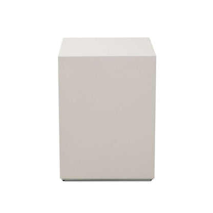 Diamond Sofa - Montage Square End Table in Ivory Faux Cement Finish - MONTAGESETIV veiw 1