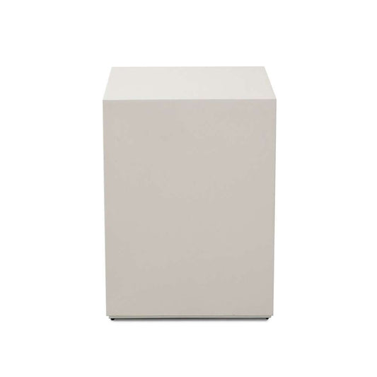 Diamond Sofa - Montage Square End Table in Ivory Faux Cement Finish - MONTAGESETIV veiw 1