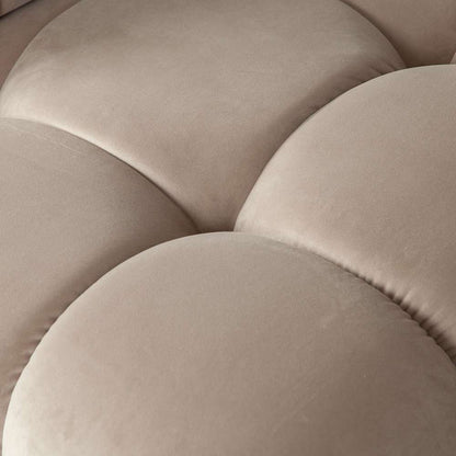 Diamond Sofa - Paloma 3PC Modular 111 Inch Sofa in Mink Tan Velvet - PALOMA1LC1AC1RCTN veiw 4