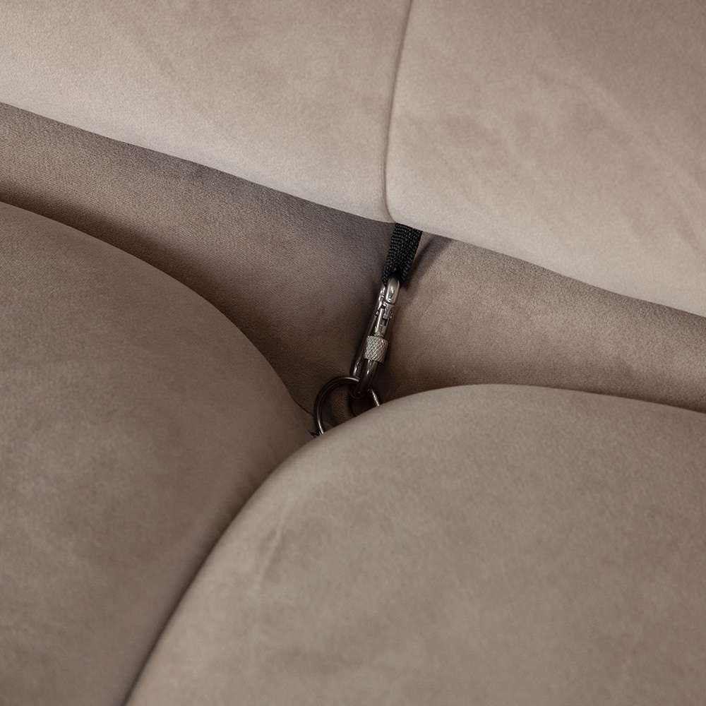 Diamond Sofa - Paloma 3PC Modular 111 Inch Sofa in Mink Tan Velvet - PALOMA1LC1AC1RCTN veiw 7