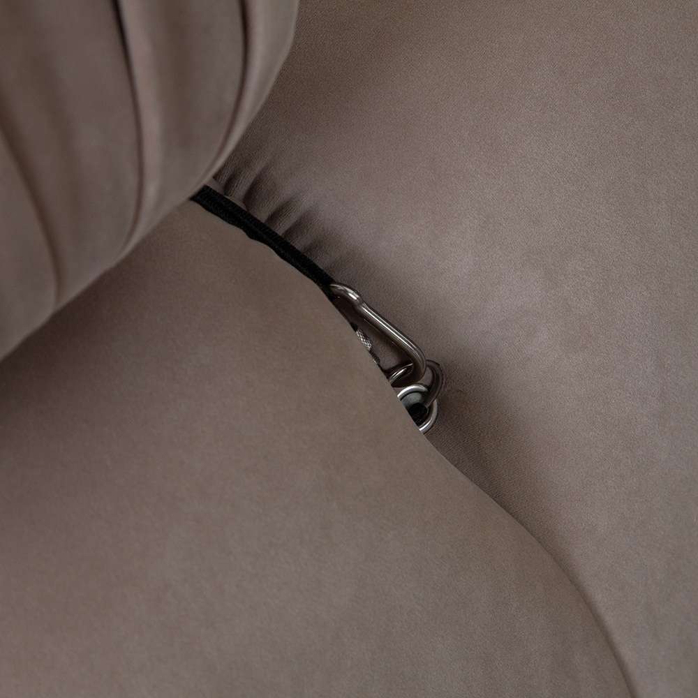 Diamond Sofa - Paloma 4PC Modular 111 Inch Reversible Chaise Sectional in Mink Tan Velvet - PALOMA1LC1AC1RC1OTTN veiw 8