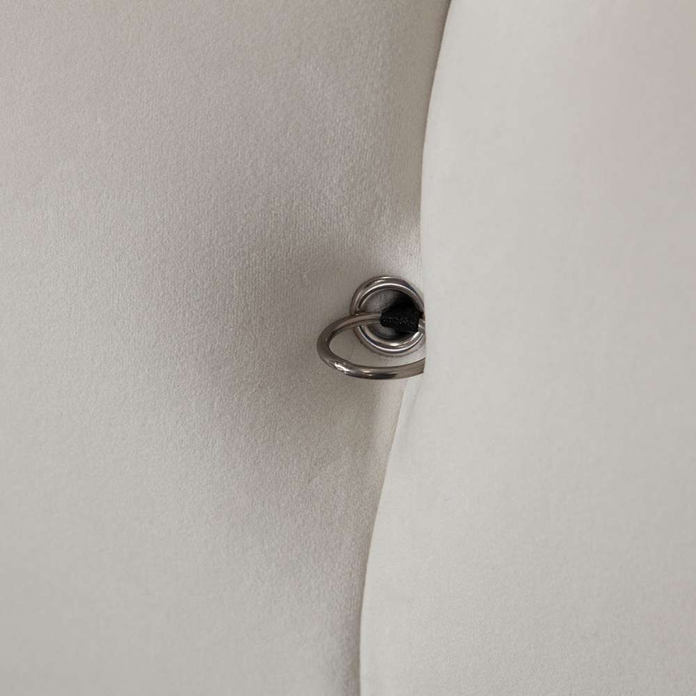 Diamond Sofa - Paloma 5PC Modular 111 Inch Corner Sectional in Light Cream Velvet - PALOMA1LC2AC1SC1RCCM veiw 6