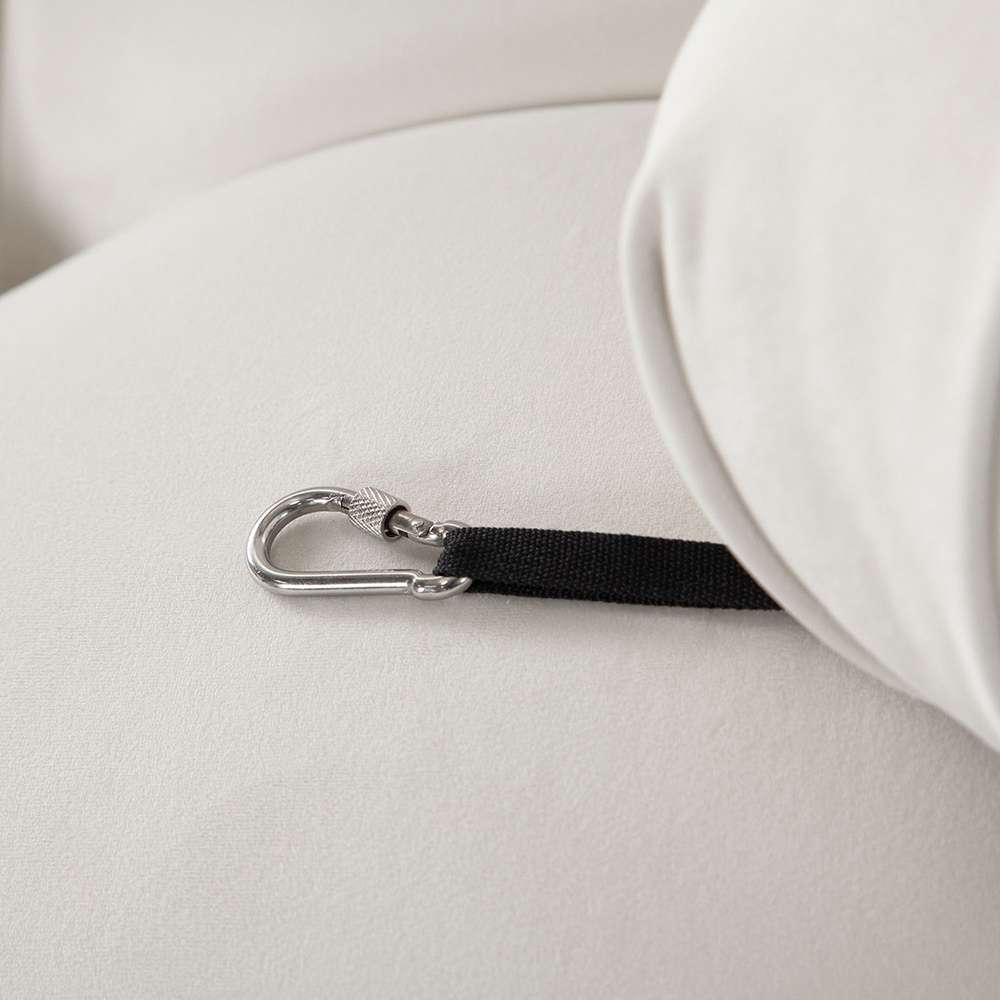 Diamond Sofa - Paloma Armless Chair in Light Cream Velvet - PALOMAACCM veiw 7