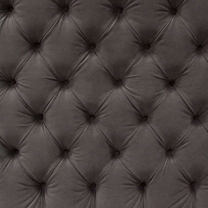 Diamond Sofa - Park Avenue Queen Tufted Bed with Vintage Wing in Smoke Grey Velvet - PARKAVESKQUBED veiw 8