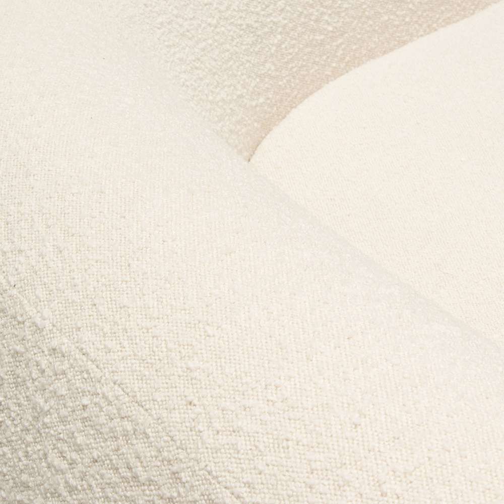 Diamond Sofa - Pascal Sofa in Bone Boucle Textured Fabric w/ Contoured Arms & Back - PASCALSOBO veiw 5