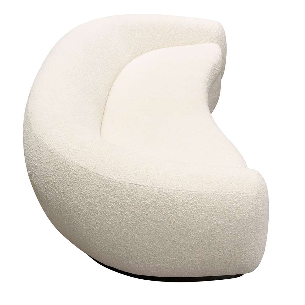 Diamond Sofa - Pascal Sofa in Bone Boucle Textured Fabric w/ Contoured Arms & Back - PASCALSOBO veiw 11