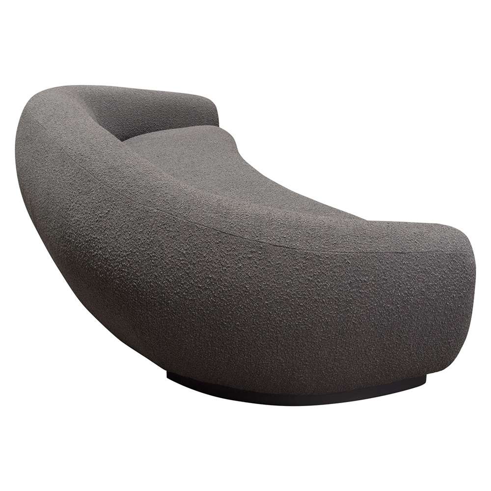 Diamond Sofa - Pascal Sofa in Charcoal Boucle Textured Fabric w/ Contoured Arms & Back - PASCALSOCC veiw 11
