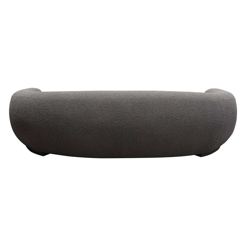 Diamond Sofa - Pascal Sofa in Charcoal Boucle Textured Fabric w/ Contoured Arms & Back - PASCALSOCC veiw 12