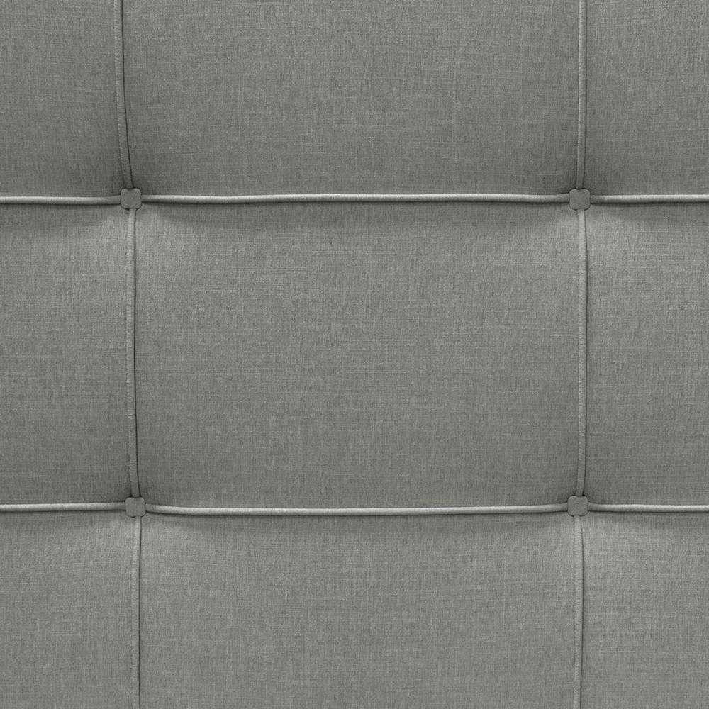 Diamond Sofa - Beverly Queen Bed with Integrated Footboard Storage Unit & Accent Wings in Grey Fabric - BEVERLYGRQUBED veiw 8