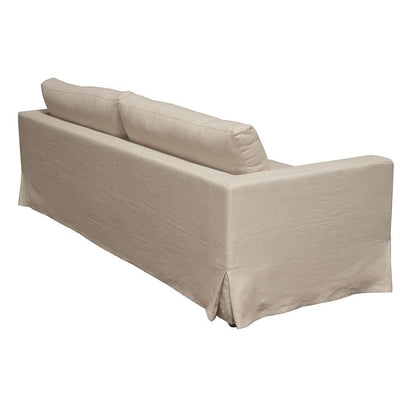 Diamond Sofa - Savannah Slip-Cover Sofa in Sand Natural Linen - SAVANNAHSOSD veiw 7