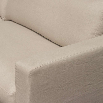 Diamond Sofa - Savannah Slip-Cover Sofa in Sand Natural Linen - SAVANNAHSOSD veiw 9