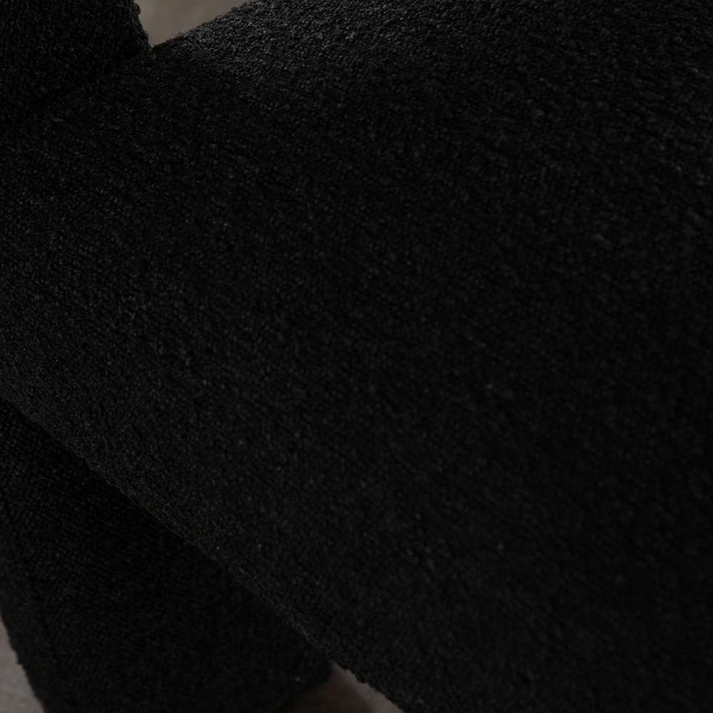 Diamond Sofa - Scout Dining/Accent Chair in Black Boucle Fabric - SCOUTCHBL veiw 5