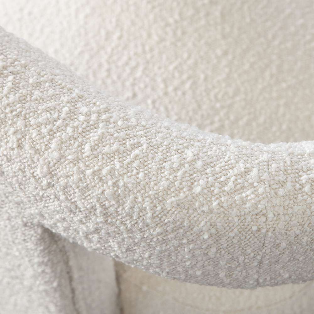 Diamond Sofa - Scout Dining/Accent Chair in Ivory Boucle Fabric - SCOUTCHIV veiw 8